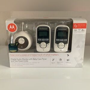 Motorola MBP161TIMER-2 Digital Audio Baby Monitor New in Box